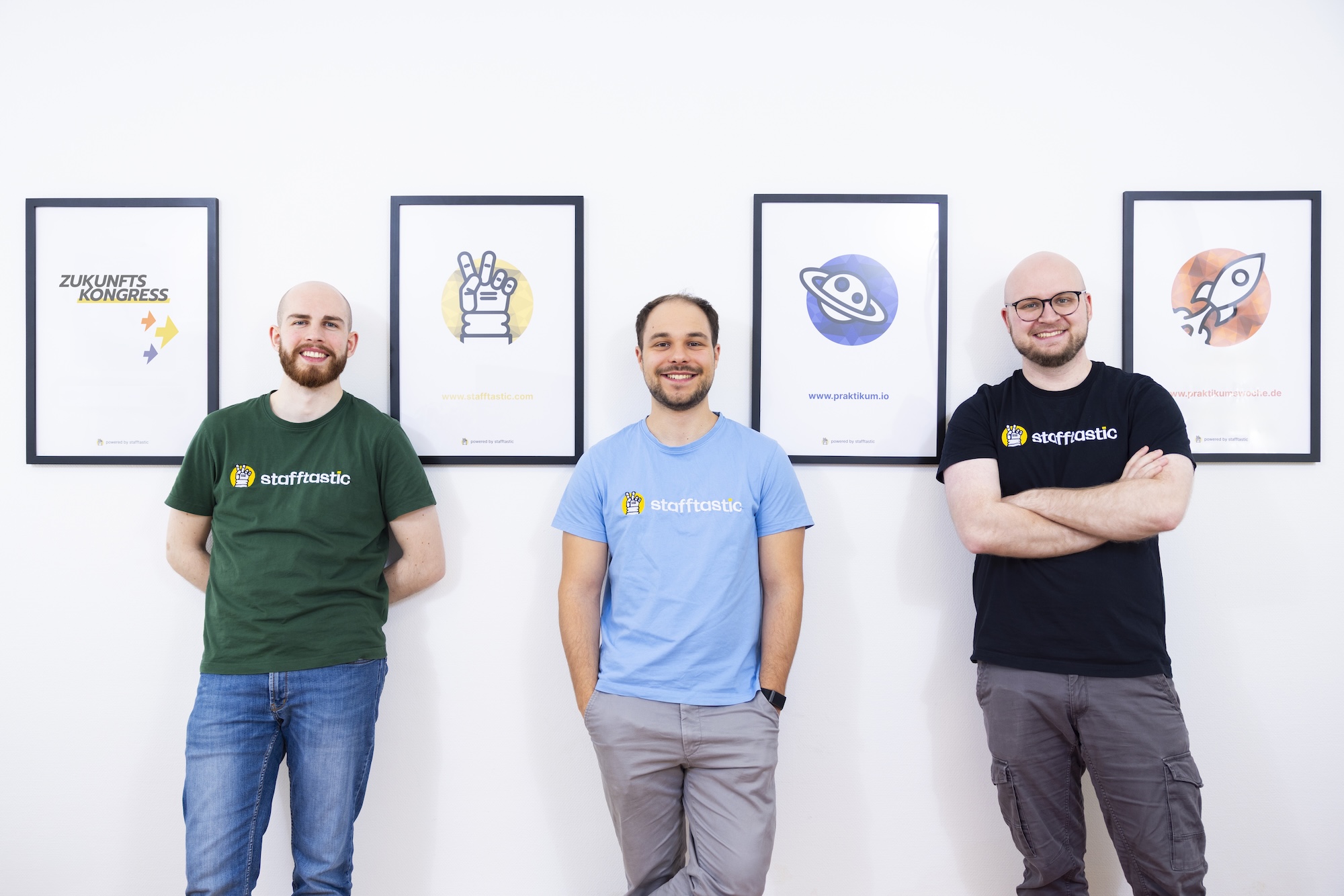 Die Gründer: Hendrik, Malte und Jan