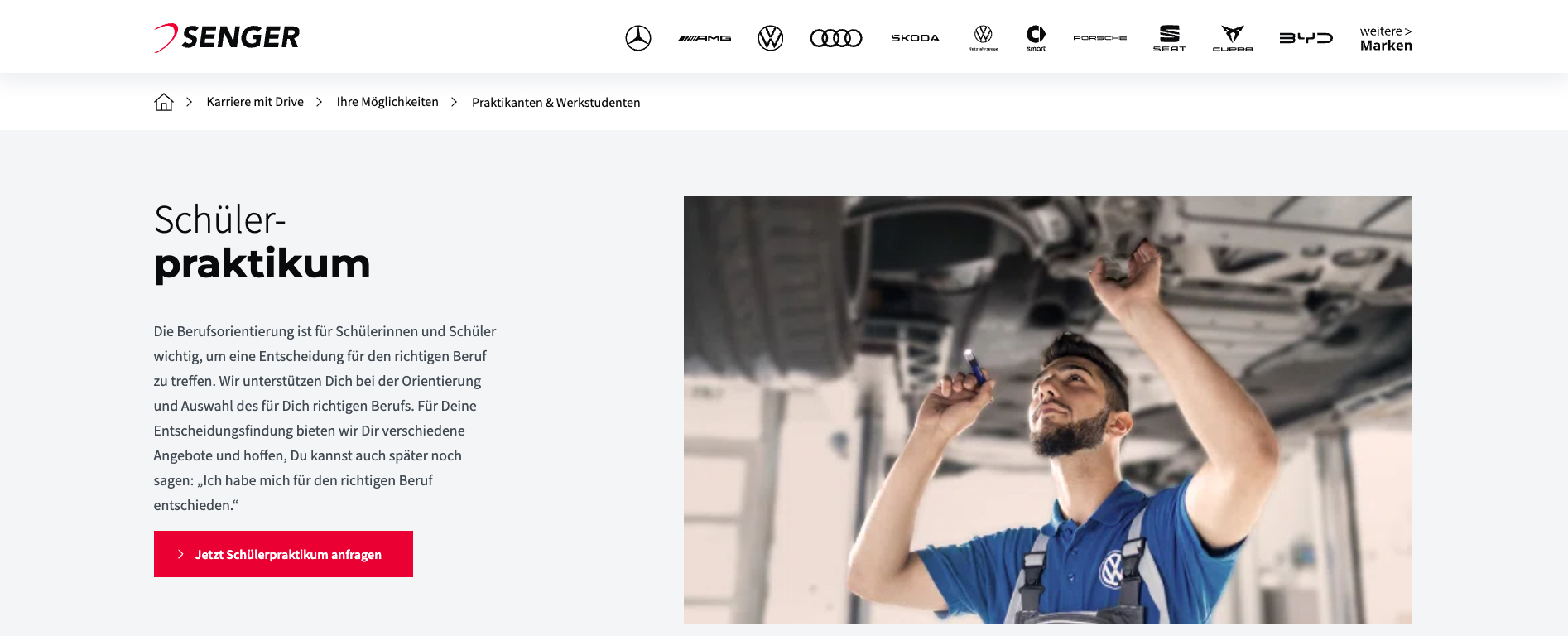 senger-website-einbindung